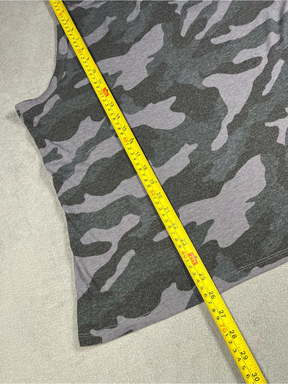 Old Navy Gray Ribbed Racerback Tank - Picture 5 of 6